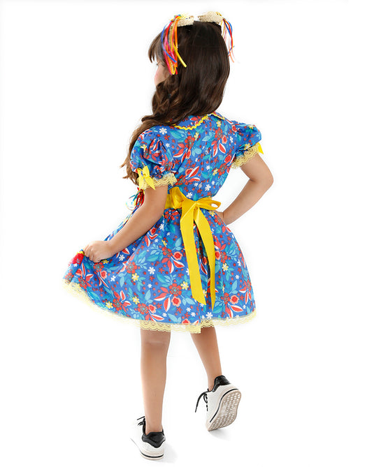 VESTIDO JUNINO JELLY INFANTIL - J1552