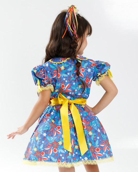 VESTIDO JUNINO JELLY INFANTIL - J1552