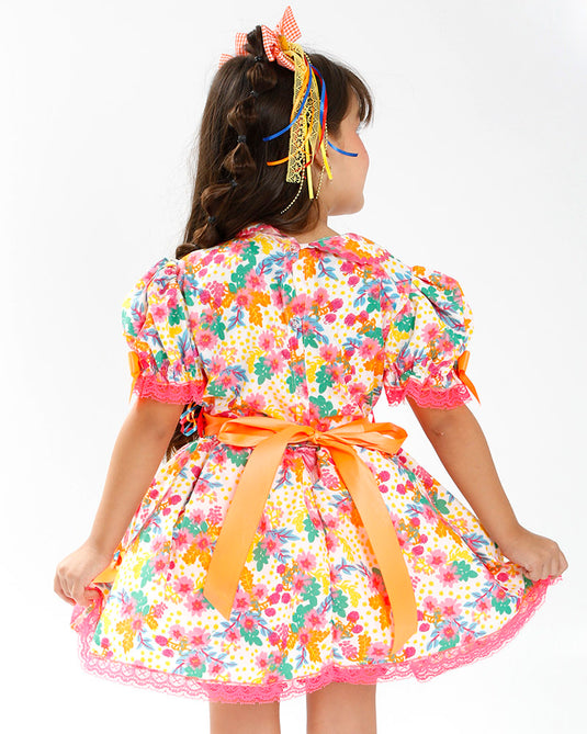 VESTIDO JUNINO JELLY INFANTIL - J1552
