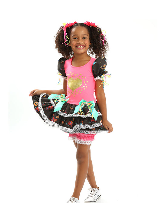 VESTIDO JUNINO MARIA SOL-INFANTIL