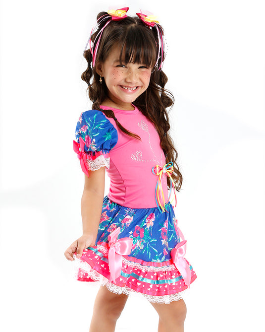 VESTIDO JUNINO NATACHA INFANTIL - J1766