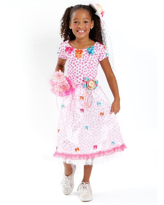 VESTIDO JUNINO NOIVA JOELMA INFANTIL - J1721