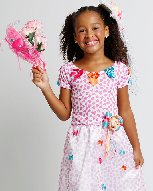 VESTIDO JUNINO NOIVA JOELMA INFANTIL - J1721
