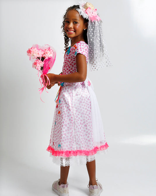 VESTIDO JUNINO NOIVA JOELMA INFANTIL - J1721