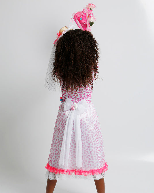 VESTIDO JUNINO NOIVA JOELMA INFANTIL - J1721