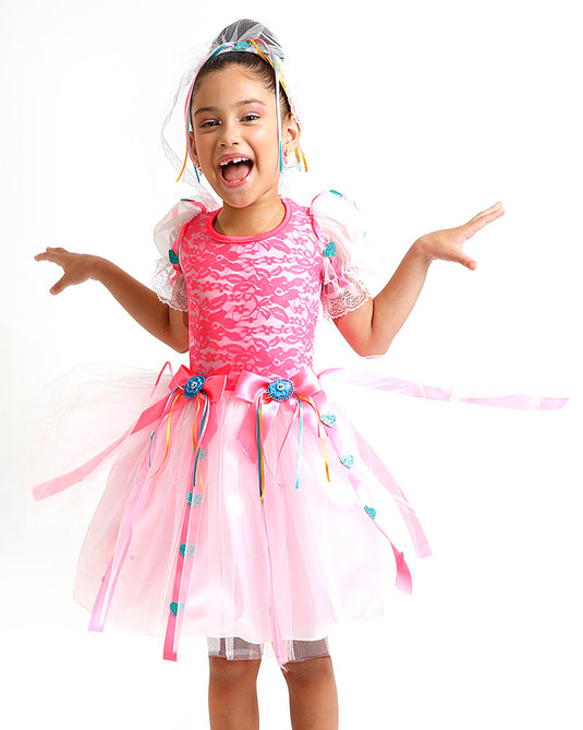 VESTIDO JUNINO NOIVA TALITHA INFANTIL - J2089