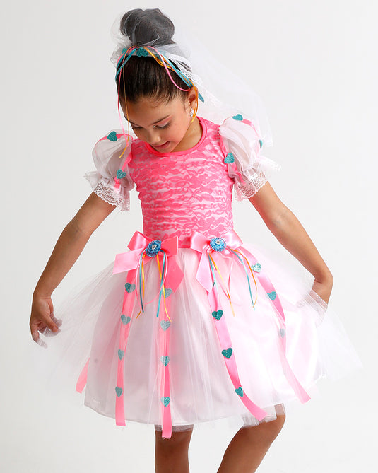 VESTIDO JUNINO NOIVA TALITHA INFANTIL - J2089