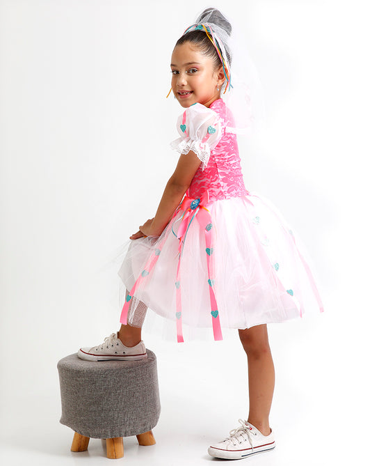 VESTIDO JUNINO NOIVA TALITHA INFANTIL - J2089