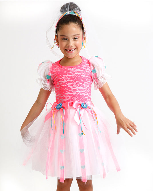 VESTIDO JUNINO NOIVA TALITHA INFANTIL - J2089