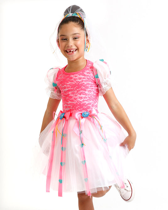 VESTIDO JUNINO NOIVA TALITHA INFANTIL - J2089
