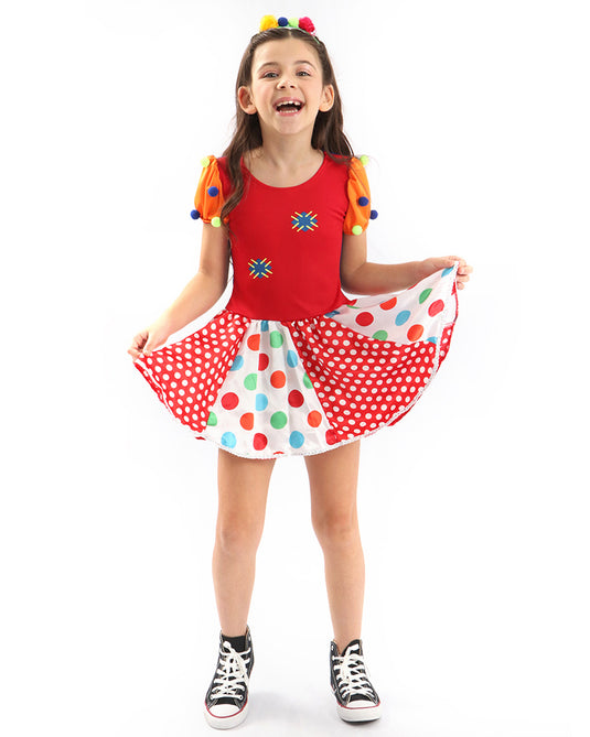 FANTASIA PALHAÇA POPOVA INFANTIL