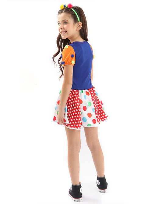 FANTASIA PALHAÇA POPOVA INFANTIL