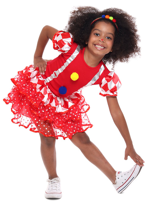 FANTASIA PALHAÇA POMPOM - TR7310