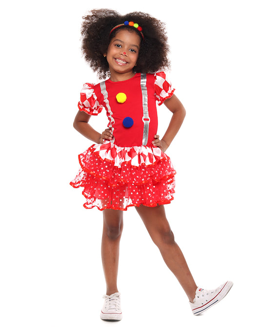 FANTASIA PALHAÇA POMPOM - TR7310