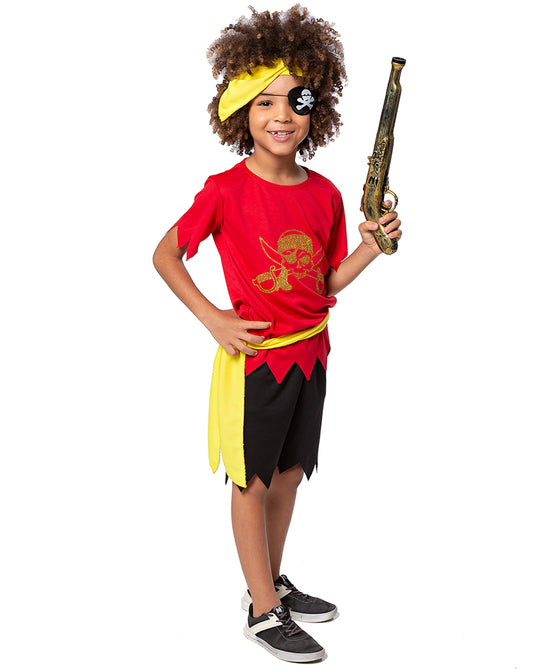 FANTASIA PIRATA BLACK - INFANTO JUVENIL - TR704