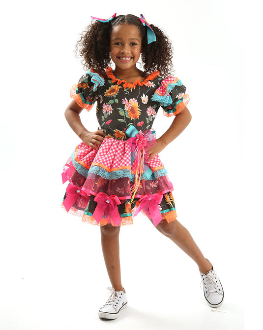 VESTIDO JUNINO RAYANNE-INFANTIL