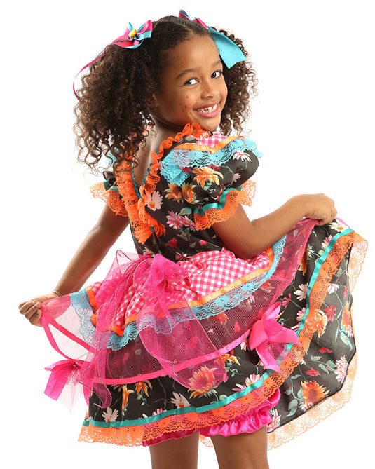 VESTIDO JUNINO RAYANNE-INFANTIL
