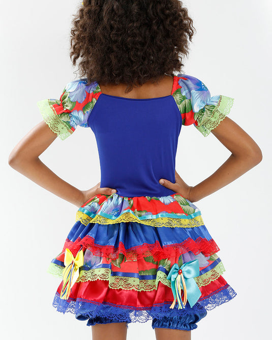 VESTIDO JUNINO ROCHELLE INFANTIL - J2097