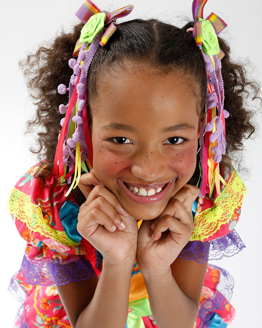 VESTIDO JUNINO ROSE INFANTIL - J2101