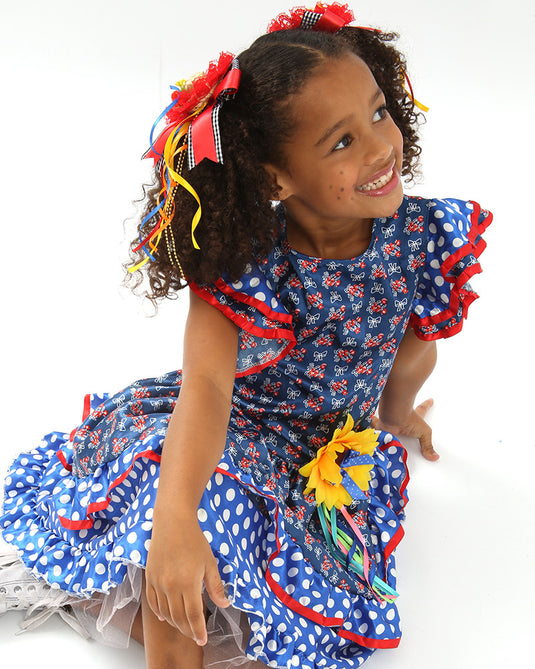 VESTIDO JUNINO SAMANTHA-INFANTIL