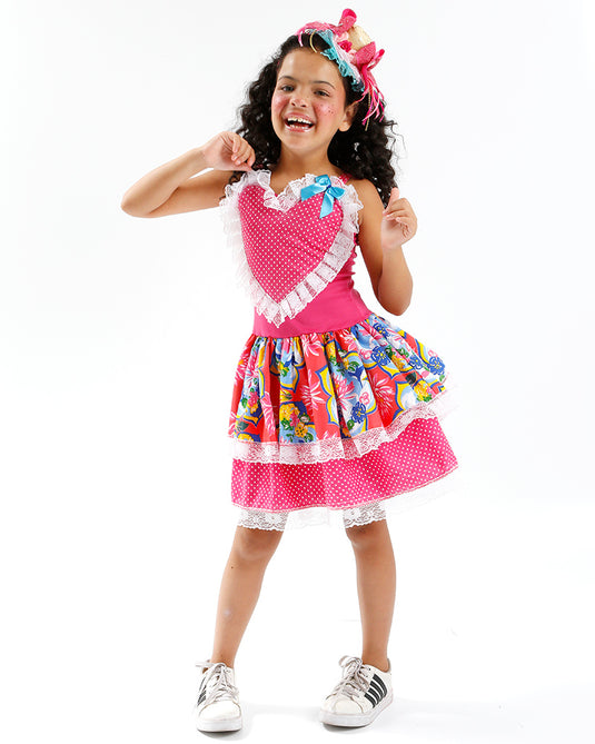 VESTIDO JUNINO SAFIRA - J1788