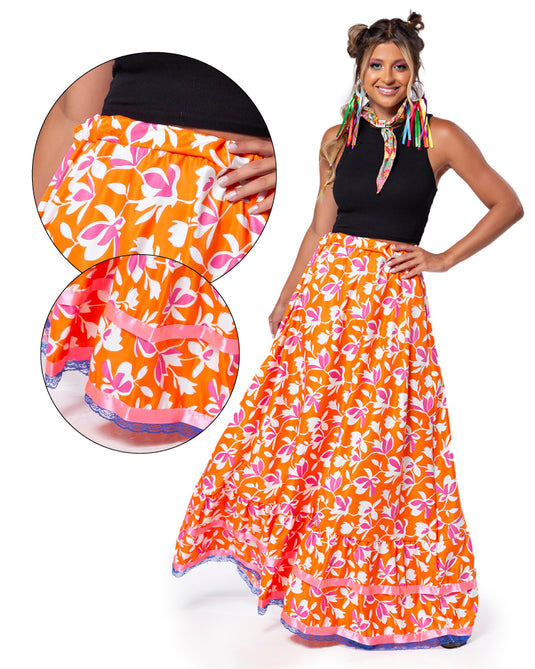 SAIA JUNINA CARIMBO ADULTO - J91924