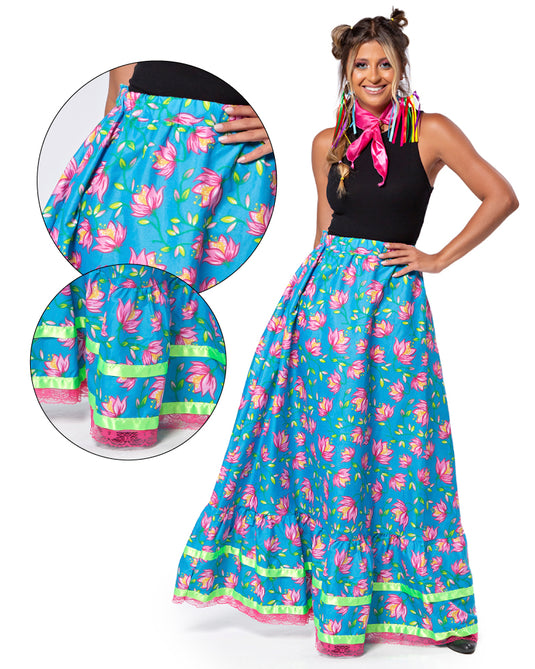 SAIA JUNINA CARIMBO ADULTO - J91924