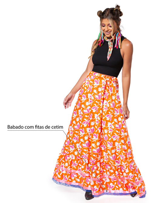 SAIA JUNINA CARIMBO ADULTO - J91924