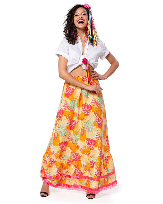 SAIA JUNINA CARIMBO ADULTO - J91924