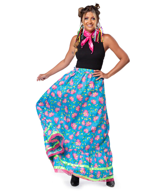 SAIA JUNINA CARIMBO ADULTO - J91924