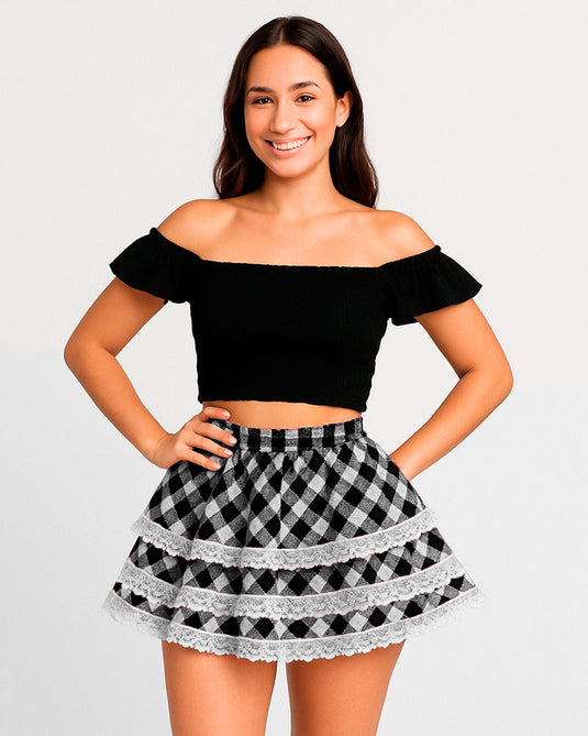 SAIA JUNINA VANDERLEIA 3 BABADOS ADULTO – J9365