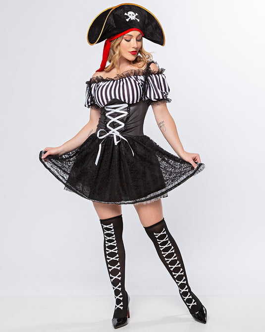 FANTASIA MULHER PIRATA ANNE ADULTO - TR90753