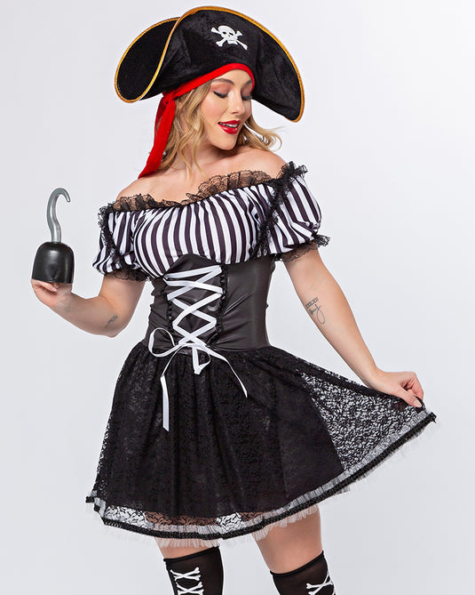 FANTASIA MULHER PIRATA ANNE ADULTO - TR90753