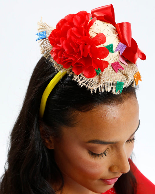 ACESSÓRIO JUNINO TIARA CH COM 3 PEÇAS