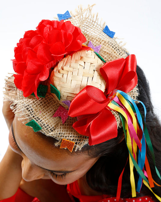 ACESSÓRIO JUNINO TIARA CH COM 3 PEÇAS
