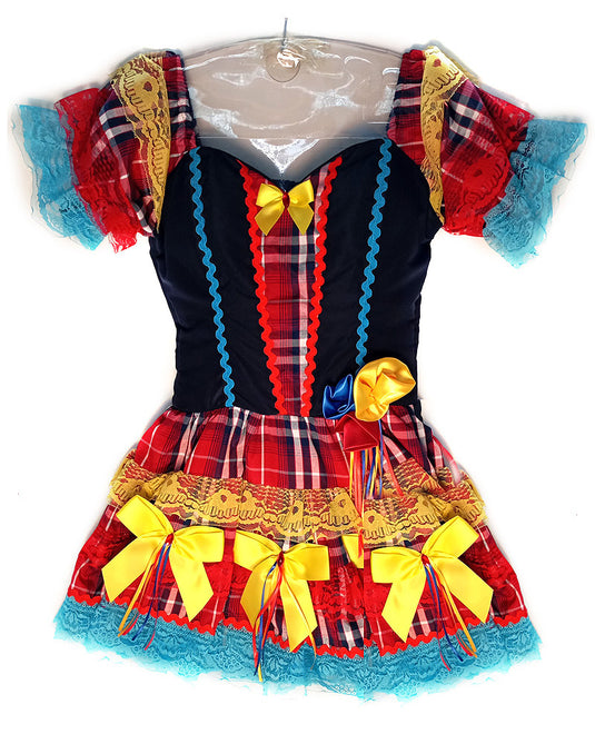 VESTIDO JUNINO VIOLETA- ADULTO