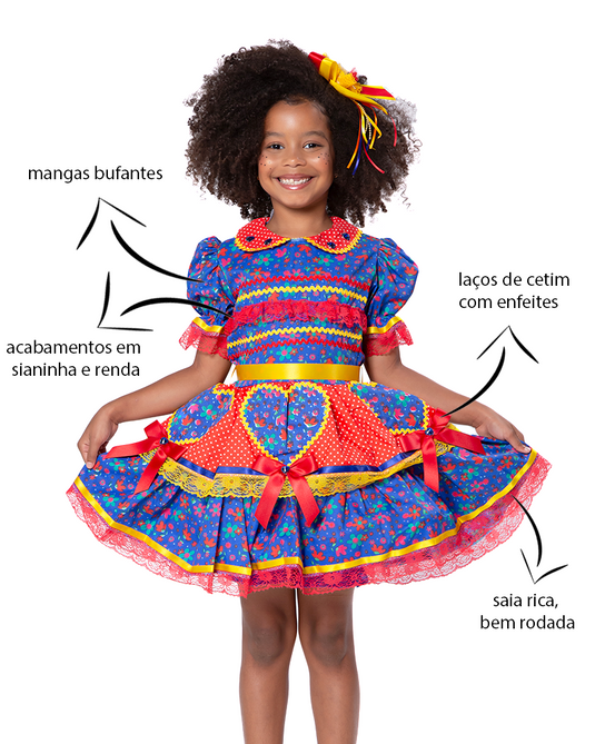 VESTIDO JUNINO BANOFEE - J1551
