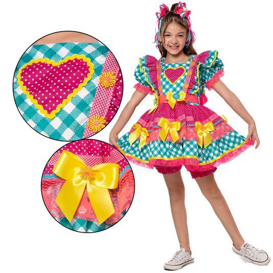 VESTIDO JUNINO CHANTILLY - J2704