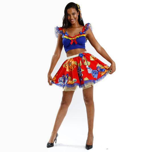 CONJUNTO CROPPED JUNINO FIGUS ADULTO - J98061
