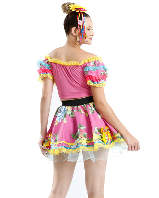 VESTIDO JUNINO FLORY- ADULTO