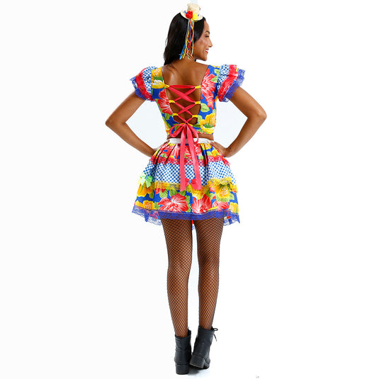 VESTIDO JUNINO FALLEN ADULTO - J98065