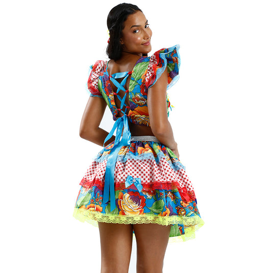 VESTIDO JUNINO FALLEN ADULTO - J98065