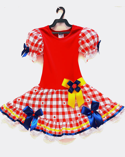 VESTIDO JUNINO MARIA MARCELA INFANTIL - J1902