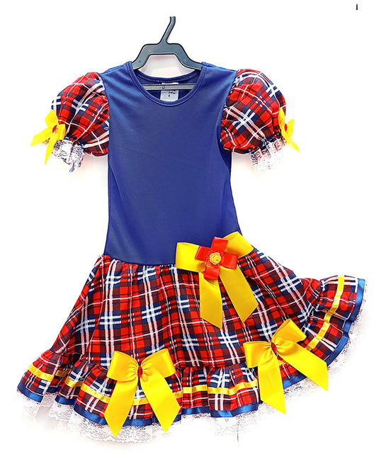 VESTIDO JUNINO MARIA MARCELA- INFANTIL