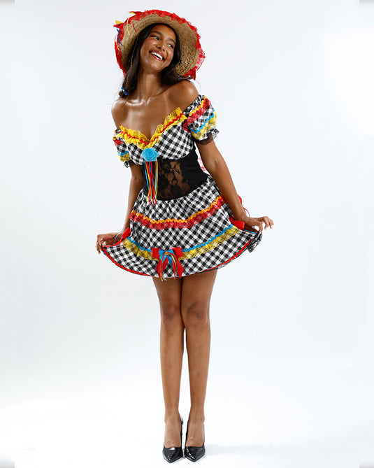 VESTIDO JUNINO VANDIN- ADULTO