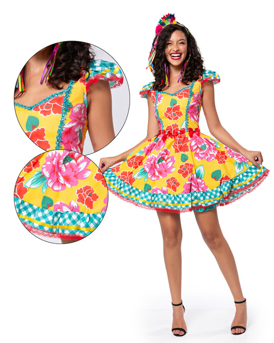 VESTIDOS JUNINO ANIS ADULTO - J97130