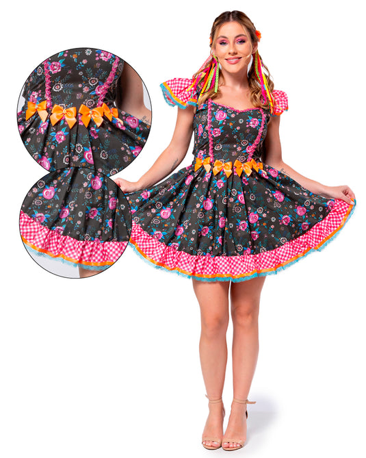 VESTIDOS JUNINO ANIS ADULTO - J97130