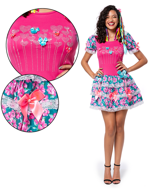 VESTIDO JUNINO ANTIGUA ADULTO - J91766