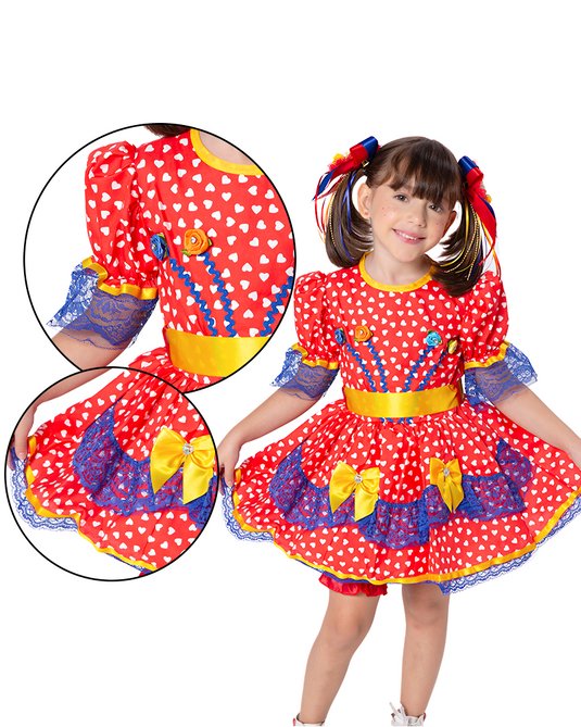VESTIDO JUNINO CAJUZINHO - J1559