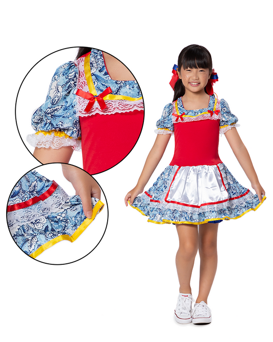 VESTIDO JUNINO MARIA ANITA - J1777